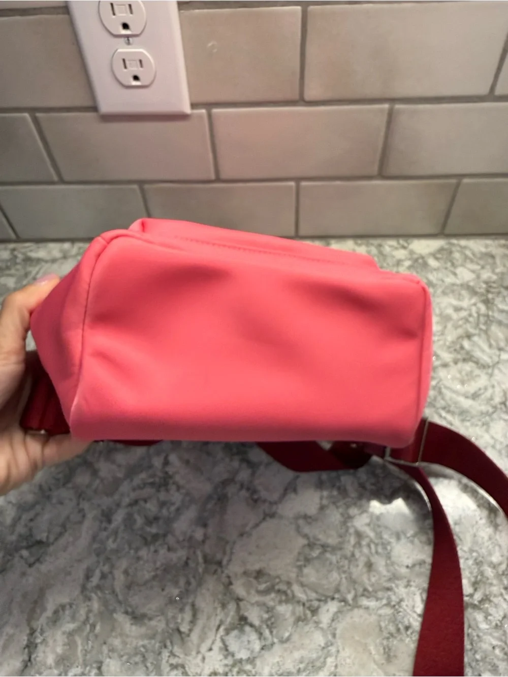 Kate Spade Chelsea The Little Better Nylon Mini Backpack -  Deep Dahlia